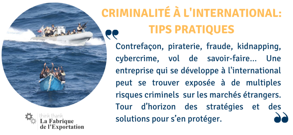 risques criminels pour les entreprises à l’international