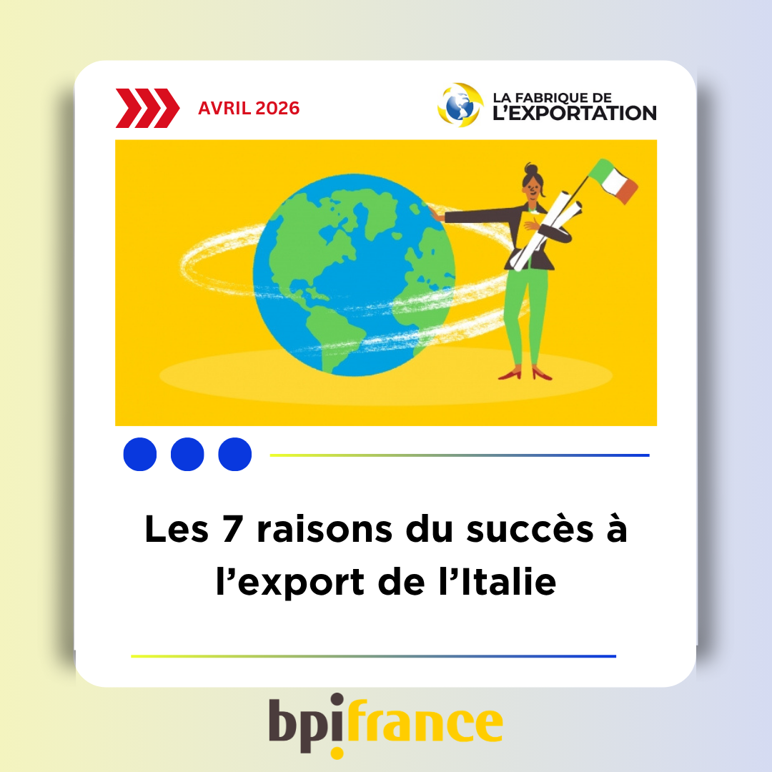 Les 7 raisons du succès à l’export de l’Italie